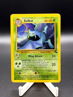 Golbat - 34/62 - Uncommon - Fossil Set - Pokemon Card - MP - Image 1