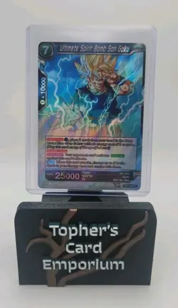 Ultimate Spirit Bomb Son Goku - Foil - Dragon Ball Super Card Game - #BT3-034 R - Image 1