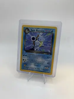 Pokemon Dark Blastoise 20/82 Team Rocket Regular Rare Stage 2 70 HP Card English - Image 1
