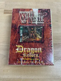 THE WHEEL OF TIME DRAGON REBORN COLLECTIBLE CARD GAME 50 CARD STARTER SET-SEALED - Image 1