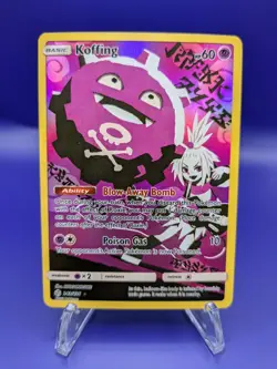 2019 Pokemon TCG Koffing Holo Secret Rare Card 243/236 - Image 1