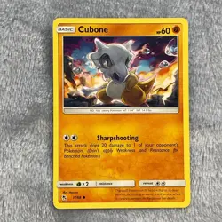 Cubone 37/68 - Hidden Fates - Common - Pokemon Card TCG - LP - Image 1