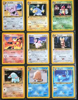 1st Edition Pokemon Neo Genesis Non Holo Set All 92 Common Uncommon & Rare Cards - Image 4