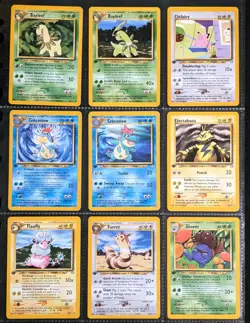1st Edition Pokemon Neo Genesis Non Holo Set All 92 Common Uncommon & Rare Cards - Image 5