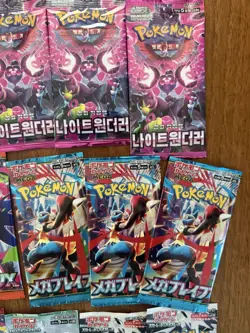 25 Pokemon TCG Cards Booster Pack Lot SEALED Korean Japanese English Packs - Image 3