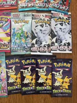 25 Pokemon TCG Cards Booster Pack Lot SEALED Korean Japanese English Packs - Image 5