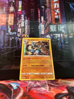 Lucario 79/172 Brilliant Stars Holo Rare Pokemon Card TCG 079/172 Pokemon - Image 1