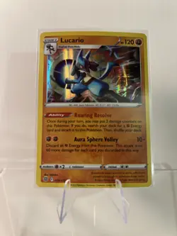 Lucario 79/172 Brilliant Stars Holo Rare Pokemon Card TCG 079/172 Pokemon - Image 2