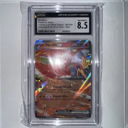 CGC 8.5 Ho-Oh EX 007/034 Charizard & Ho-Oh EX Deck Full Art Pokemon Card - Image 3