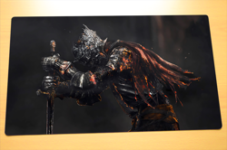 No.1011 Fantasy Dark Warrior Knight Gaming Mat Desk Mat Card Playmat TCG Mat - Image 1