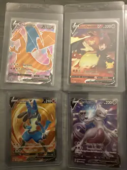 6 Card Pokemon BLACK STAR PROMO Cards Lot - Charizard / Mewtwo / Lucario NM - Image 2
