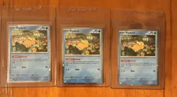 Lot of 3 Psyduck #007 BlackStar Promo Pokemon Cards Mega Evolutions EN NM - Image 1