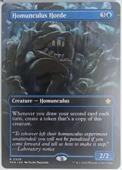 Homunculus Horde (Borderless) X1 FDN MTG - Image 1