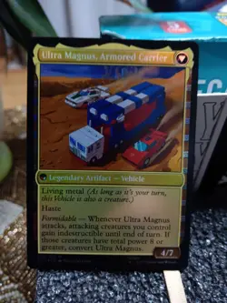 Ultra Magnus, Tactician 15 Foil Ultra Magnus Armored Carrier BOT Transformers - Image 2