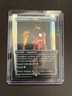 Commander's Plate (1733) (Rainbow Foil) Secret Lair Drop Foil - Image 1