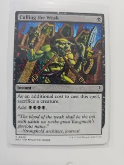 Culling the Weak (White Border) Mystery Booster 2 Regular - Image 1