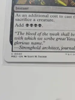 Culling the Weak (White Border) Mystery Booster 2 Regular - Image 2