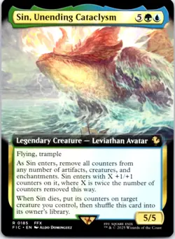 Sin, Unending Cataclysm (Extended Art) Commander: FINAL FANTASY, 185 NM - Image 1