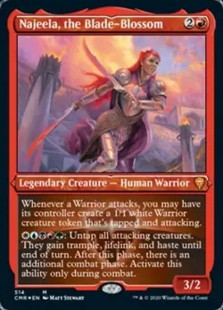Najeela, the Blade-Blossom (Foil Etched) -Foil Near Mint MTG Commander Legends - Image 1