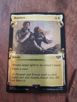 Reprieve (Showcase Scrolls) Universes Beyond: the Lord of the Rings Foil - Image 1