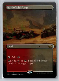 Battlefield Forge (Borderless) Holo R The Brothers' War 297 NM - Image 1