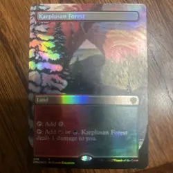 Karplusan Forest (Borderless) Dominaria United Foil - Image 2