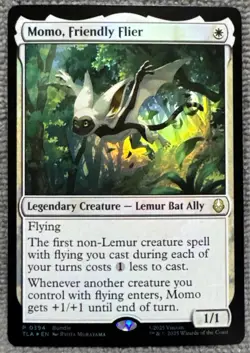 MTG Momo, Friendly Flier Unique and Miscellaneous Promos Foil #0394 Print - Image 1