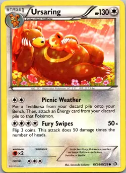 Ursaring RC16/RC25 Legendary Treasures Radiant Collection LP Pokemon Lot of 12 - Image 3
