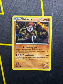 Meloetta 85/162 Holo Rare Pokemon TCG XY Breakthrough NM - Image 1