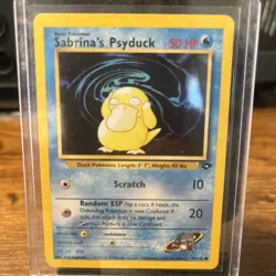 Sabrina's Psyduck 99/132 Gym Challenge Regular 2000 Pokemon - Image 1