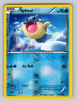 Pokemon XY - Primal Clash #46/160 Spheal (46) Reverse Holo - Image 1
