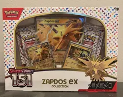 Pokemon TCG Scarlet & Violet 151 Zapdos EX Collection Box Sealed NEW - Image 1