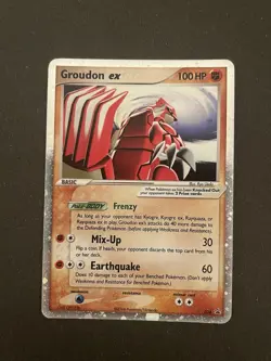 2006 Pokemon Nintendo Promos (PR) Groudon EX 38 - Image 1