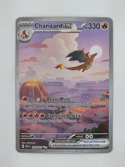 Pokemon TCG Charizard EX 199/165 Scarlet & Violet 151 Special Illustration Rare - Image 1