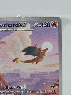 Pokemon TCG Charizard EX 199/165 Scarlet & Violet 151 Special Illustration Rare - Image 3