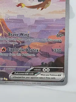 Pokemon TCG Charizard EX 199/165 Scarlet & Violet 151 Special Illustration Rare - Image 4