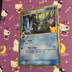 Pokemon TCG Mimikyu (Delta Species) SWSH136 Black Star Promos Holo Promo - Image 2