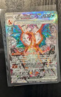 Pokemon Charizard ex 223/197 Obsidian Flames Holo Special Illustration Rare - Image 1
