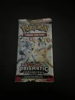 22.35g VERY HEAVY Prismatic Evolutions Pokemon Sealed Booster Pack New - Image 2