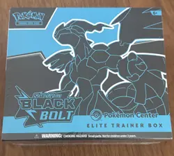 Pokemon Black Bolt Elite Trainer Box ETB Pokemon Center Exclusive S&V New Sealed - Image 1