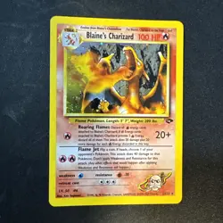 Pokemon - Blaine's Charizard - 2/132 - Gym Challenge - Holo - Unlimited - Image 3