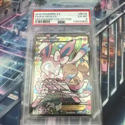 2016 Pokemon XY Generations Sylveon Ex Radiant Collection #RC32 PSA 6 - Image 2