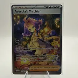 Pokemon Mega Evolution Acerola's Mischief (Special Illustration Rare) 183/132 - Image 1