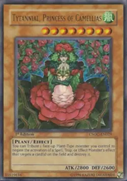 Heavily Played Tytannial, Princess of Camellias - CSOC-EN029 - Ultra Rare - Unli - Image 1