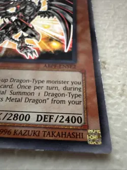 2010 Yu-Gi-Oh! Absolute Powerforce Red-Eyes Darkness Metal Dragon #ABPF-ENSE2 - Image 3