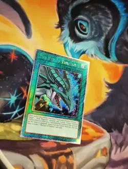 Yu-Gi-Oh the Eye of Timaeus RA04-EN192 Platinum Secret Rare 1st Edition - Image 2