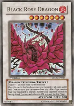 Yugioh! LP Black Rose Dragon - CSOC-EN039 - Ultra Rare - Unlimited Edition Light - Image 1