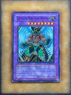 Yugioh Elemental Hero Wildwingman EOJ-EN025 Super Rare 1st Ed NM - Image 1