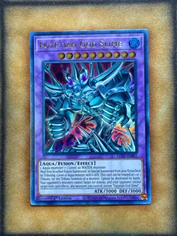 Yugioh Egyptian God Slime LED7-EN001 Ultra Rare 1st Ed NM - Image 1