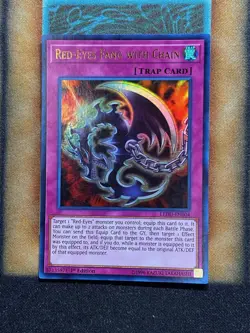 Yugioh Red-Eyes Fang With Chain LEDU-EN004 Ultra Rare 1st Ed NM - Image 1